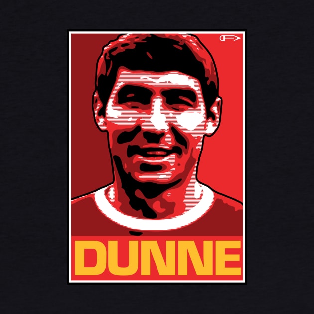 Dunne - MUFC by David Foy Art